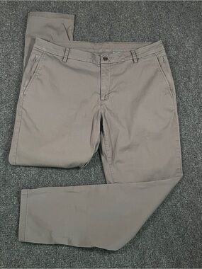 Birddogs Pants Mens 38x32 Gray Slim Fit Boom For Your Boomstick Tech Golf